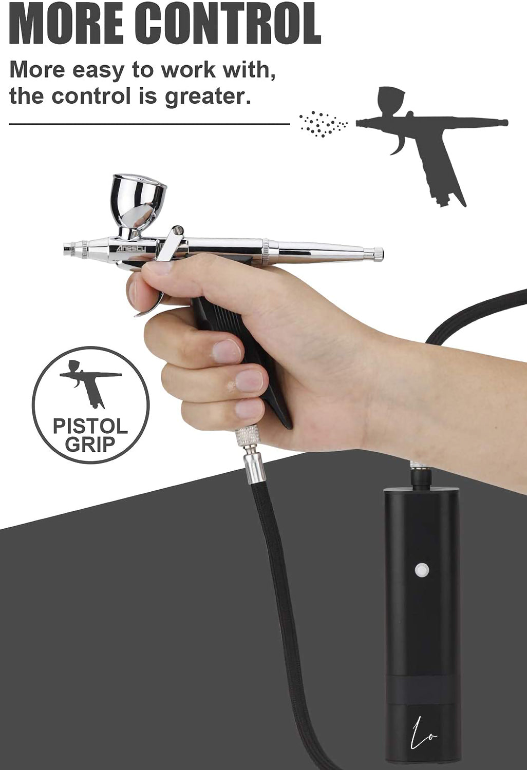 Lo TRIO Combo (Lo™ Airbrush 3.0 + Sauce + Fibers ) + Lo Pencil Offert !!!