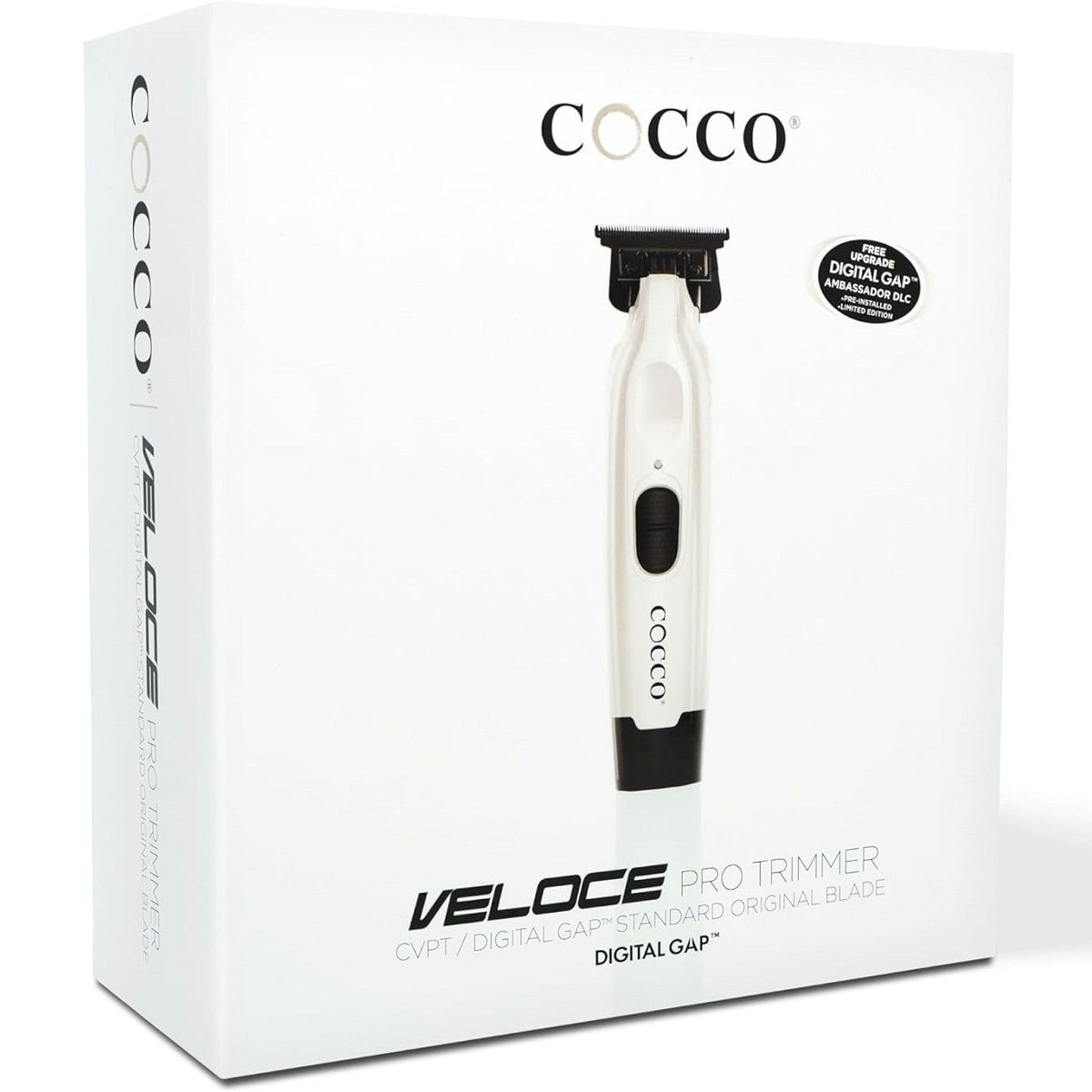 Cocco Veloce Pro Pearl White Trimmer - Tondeuse De Finition DIGITAL GAP. (LIVRAISON FIN AOUT)