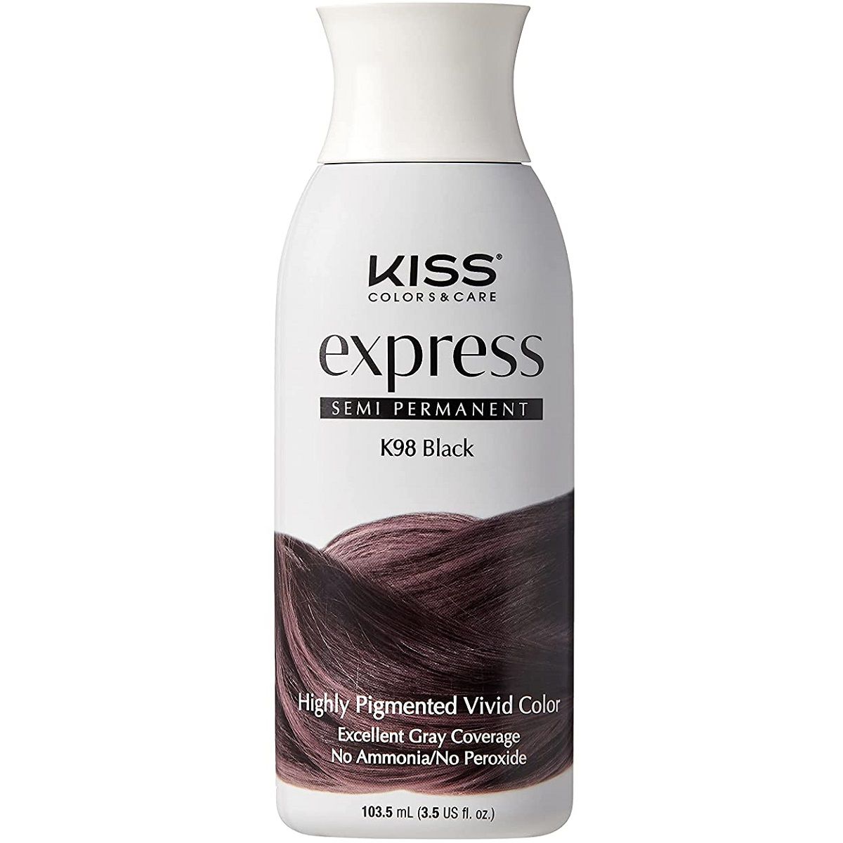Kiss Express - Semi Permanent Hair Color BLACK (Noir)