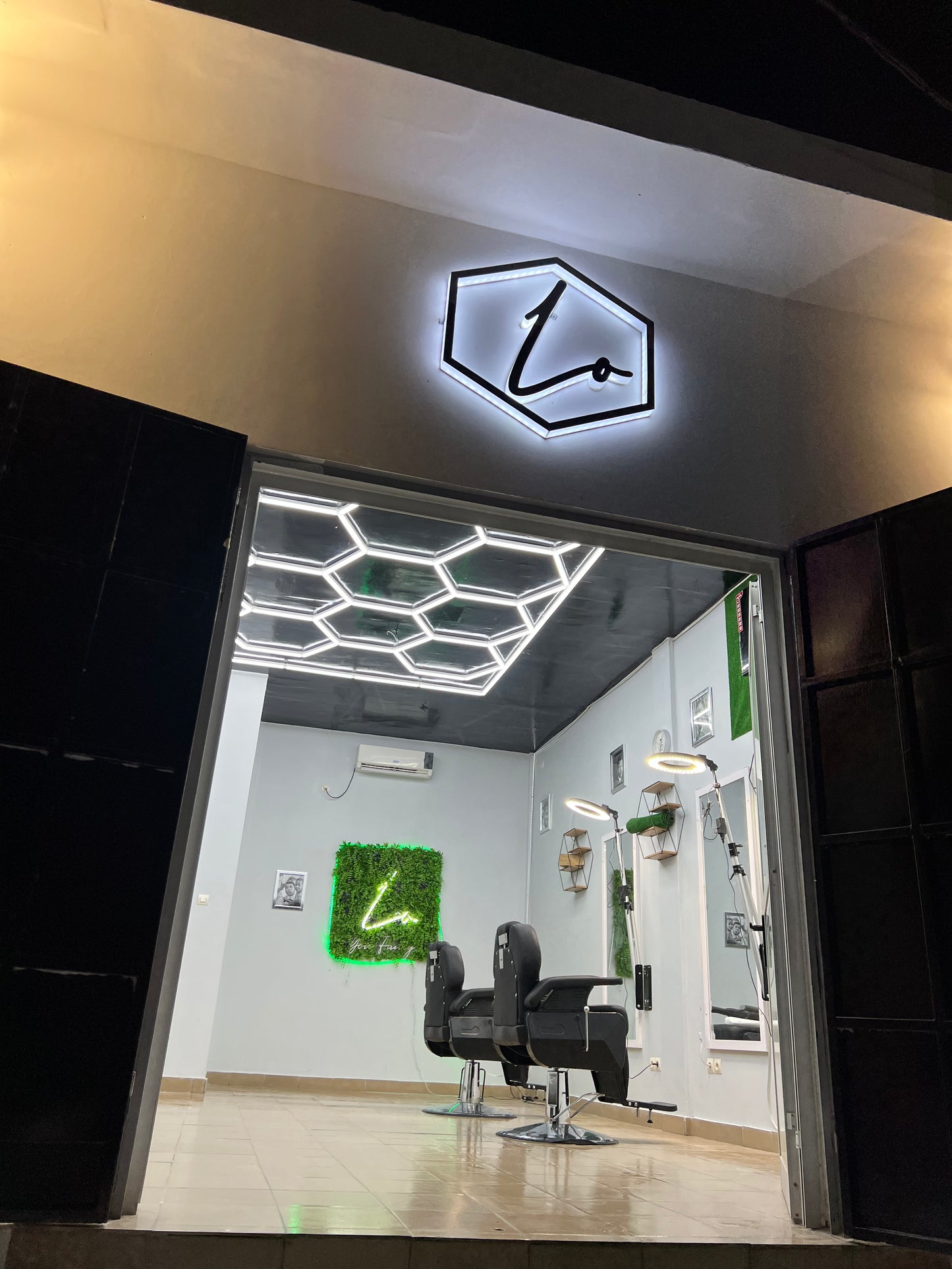 Kit Plafonnier Led en Hexagone  - 230V