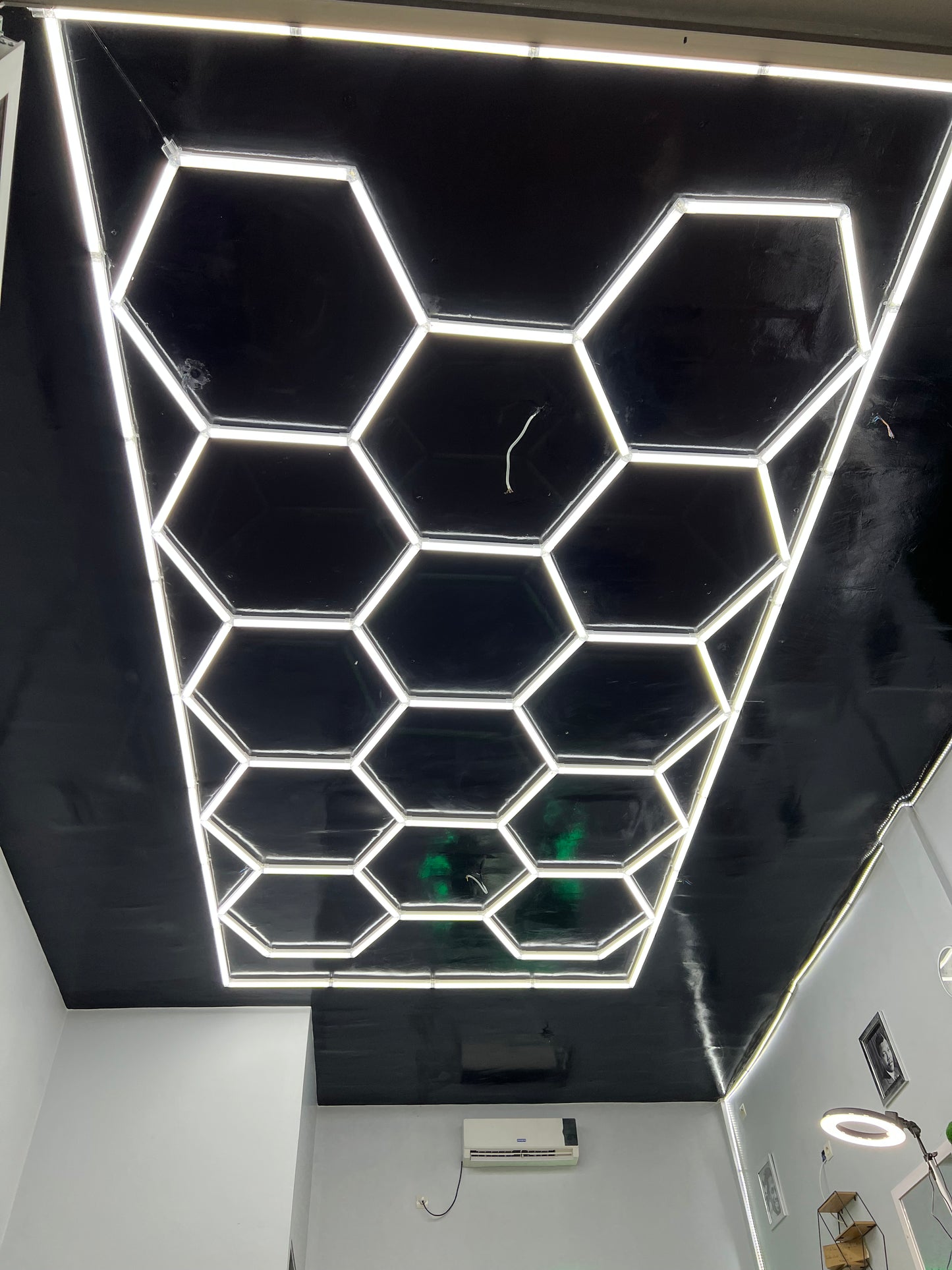 Kit Plafonnier Led en Hexagone  - 230V