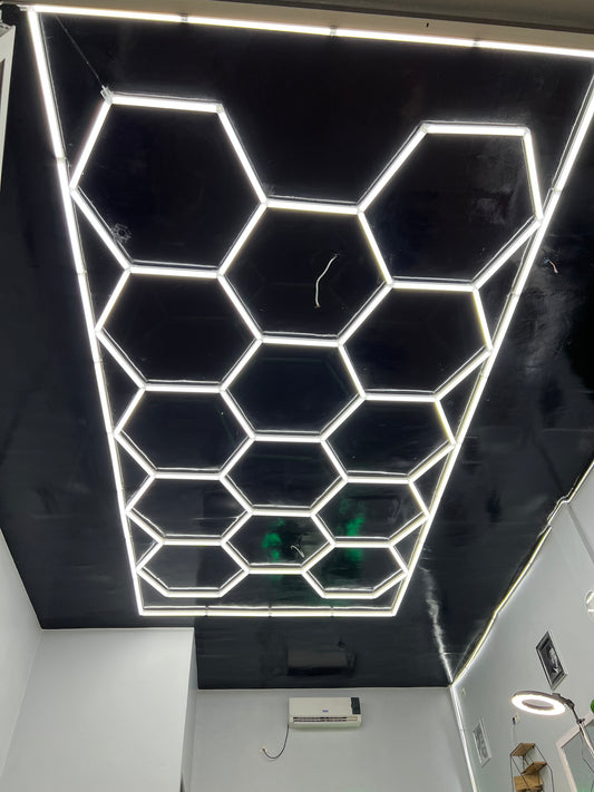 Kit Plafonnier Led en Hexagone  - 230V
