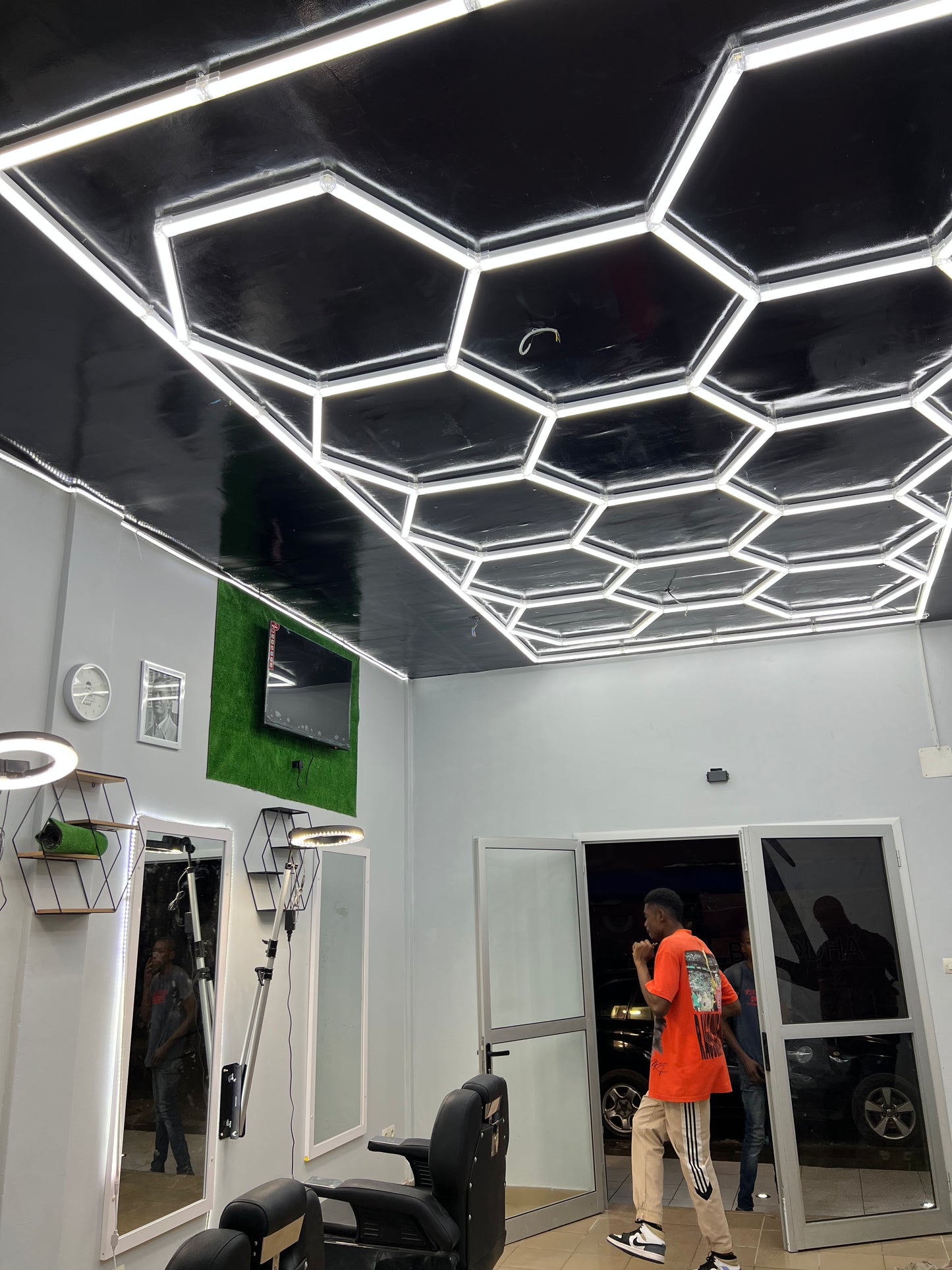 Kit Plafonnier Led en Hexagone  - 230V