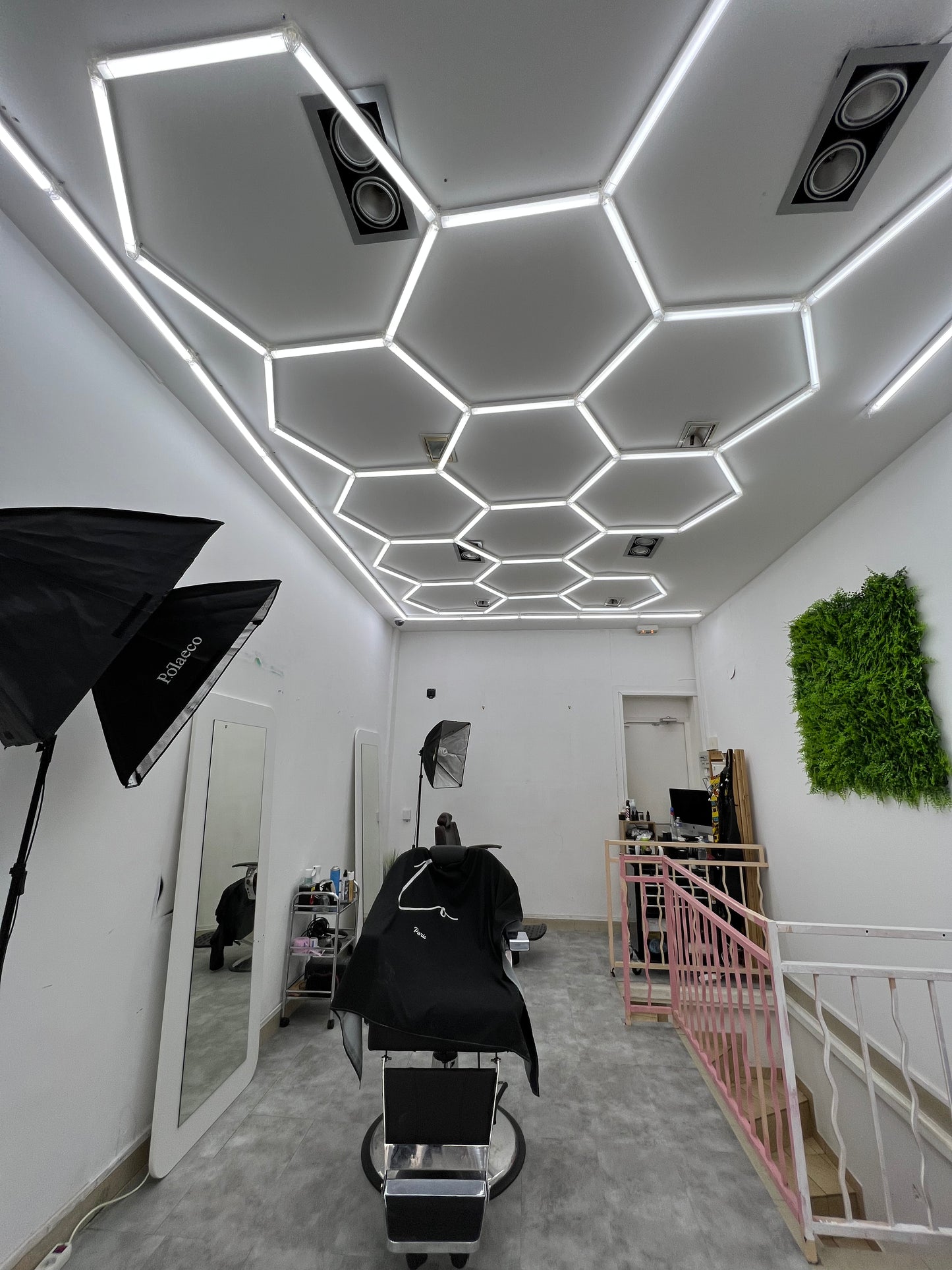 Kit Plafonnier Led en Hexagone  - 230V