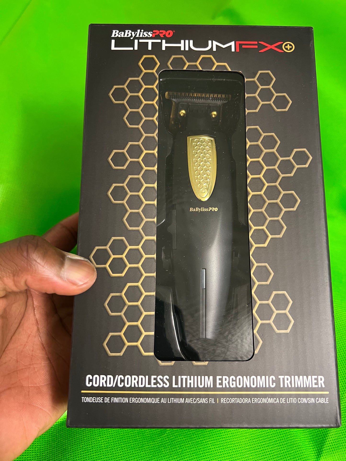 BaByliss Pro Lithium Ergonomic Trimmer FX773N (Dual Voltage) PROMO