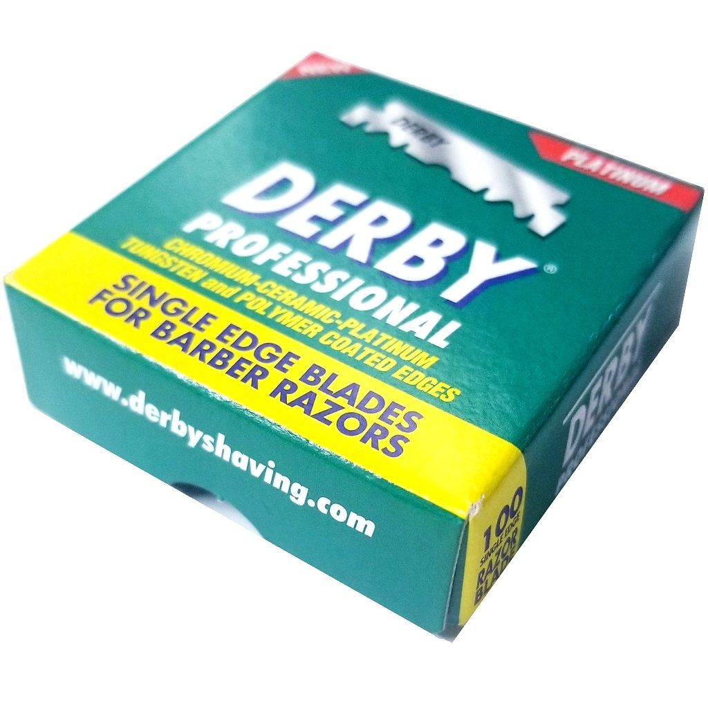 Derby Professional Single Edge Razor Blades - Lames Précoupés DERBY x100