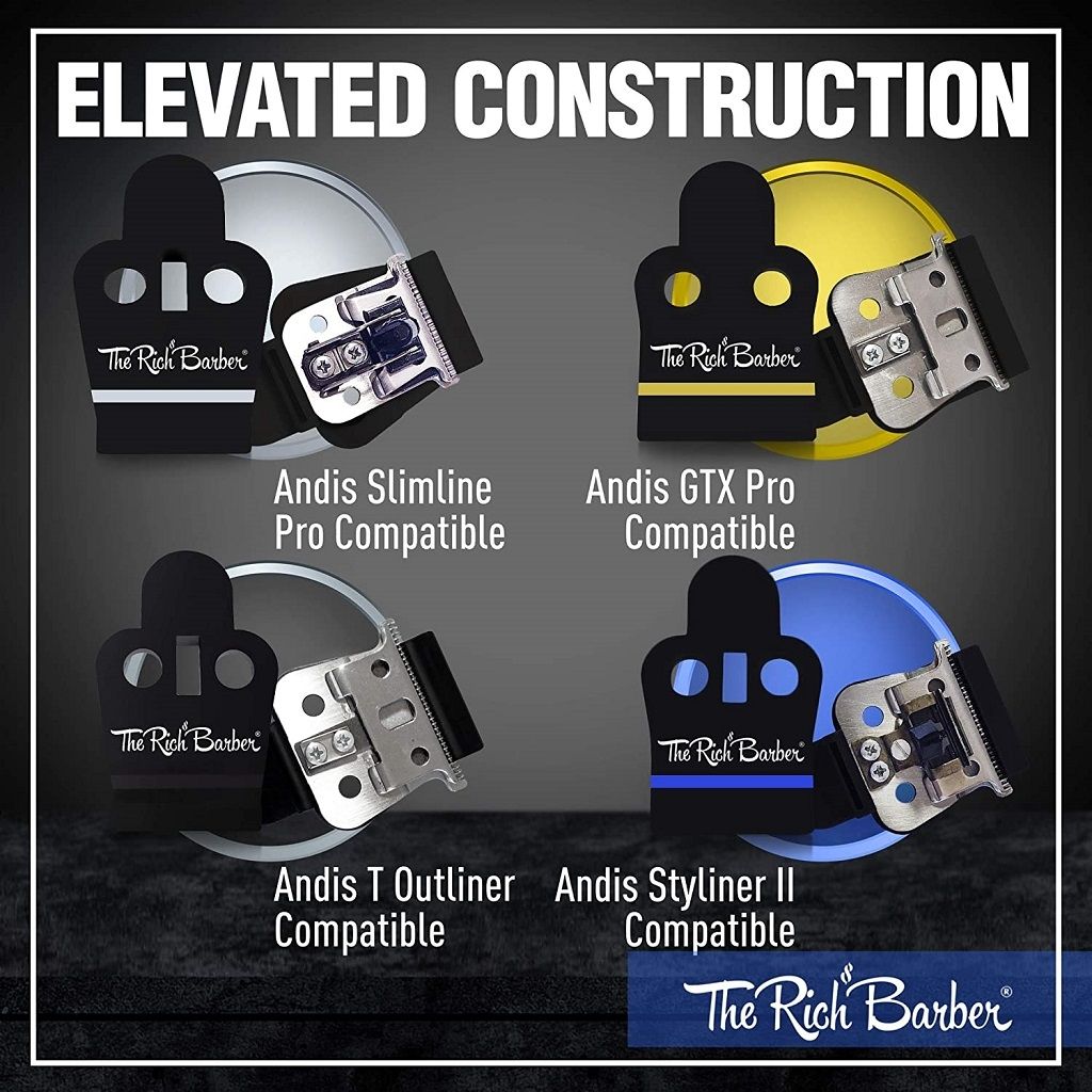 The Rich Barber Blade Setter White - Andis Slimline Pro Blades - Régleur de lame pour Slimline