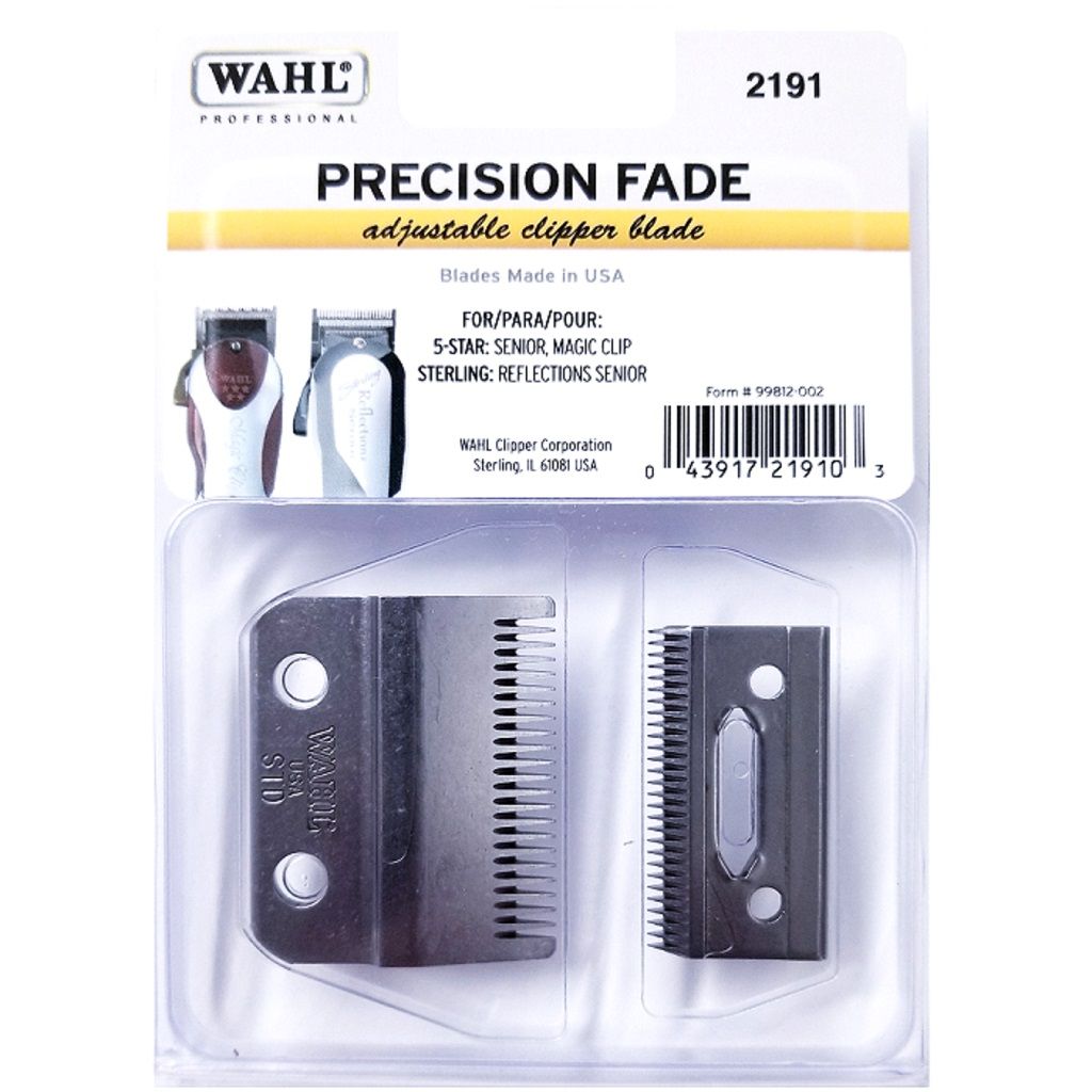 Wahl Precision Fade Adjustable Clipper Blade For 5 Star Senior, Magic Clip, Sterling - Lame de rechange WAHL