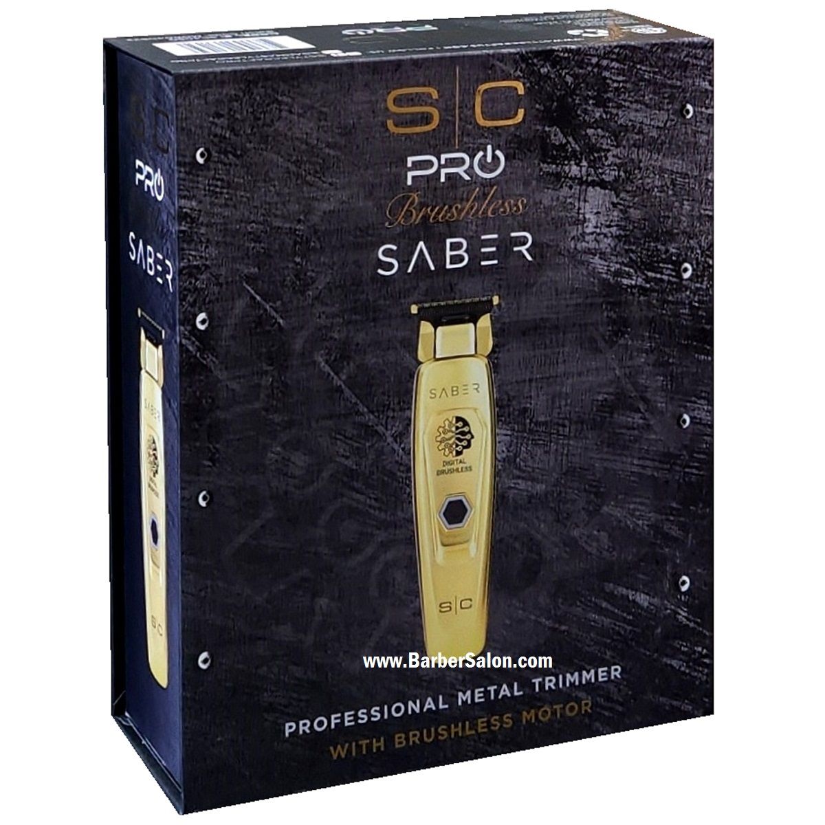 Stylecraft Pro Saber Metal Trimmer with Brushless Motor - Gold Tondeuse de Finition (Dual Voltage)