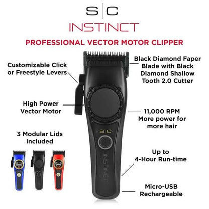 Stylecraft Pro Instinct Professional Vector Motor Clipper with Intuitive Torque Control  - Tondeuse de Coupe