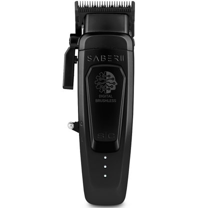 Stylecraft Pro SABER II Professional Metal Clipper with Digital Brushless EON Motor - Black - Tondeuse de Coupe