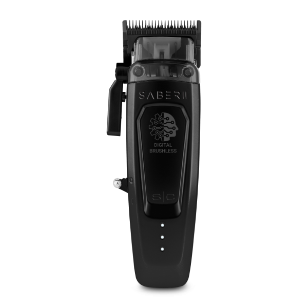 Stylecraft Pro SABER II Professional Metal Clipper with Digital Brushless EON Motor - Black - Tondeuse de Coupe