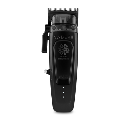 Stylecraft Pro SABER II Professional Metal Clipper with Digital Brushless EON Motor - Black - Tondeuse de Coupe