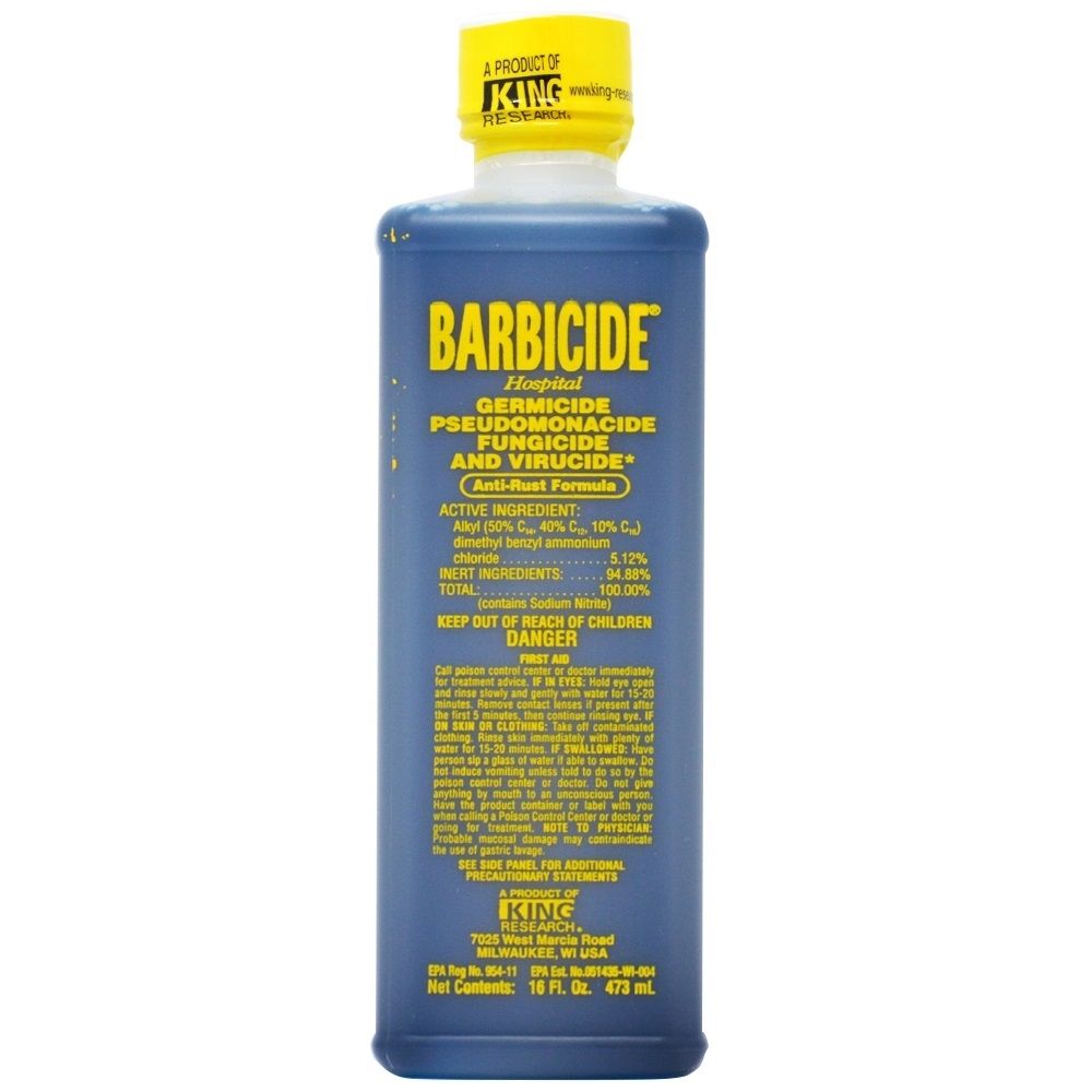 Barbicide Disinfectant 16 oz - Désinfectant Tondeuse 0,47L