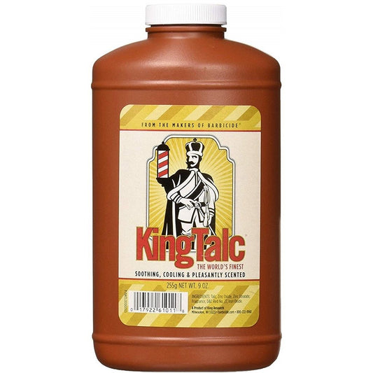 King Talc Powder 9 oz - King Talc Poudre Désinfectante 250g